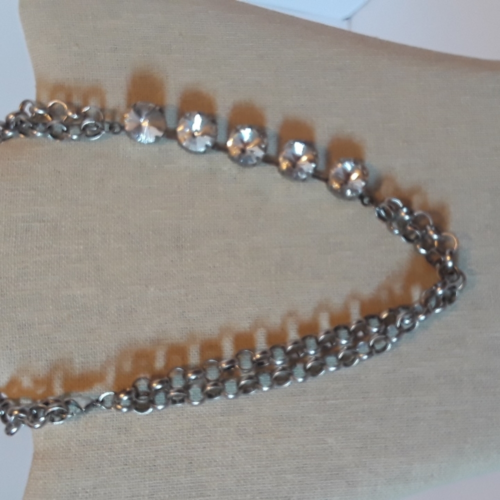 Large Rhinestone Necklace - Picture 4 of 4